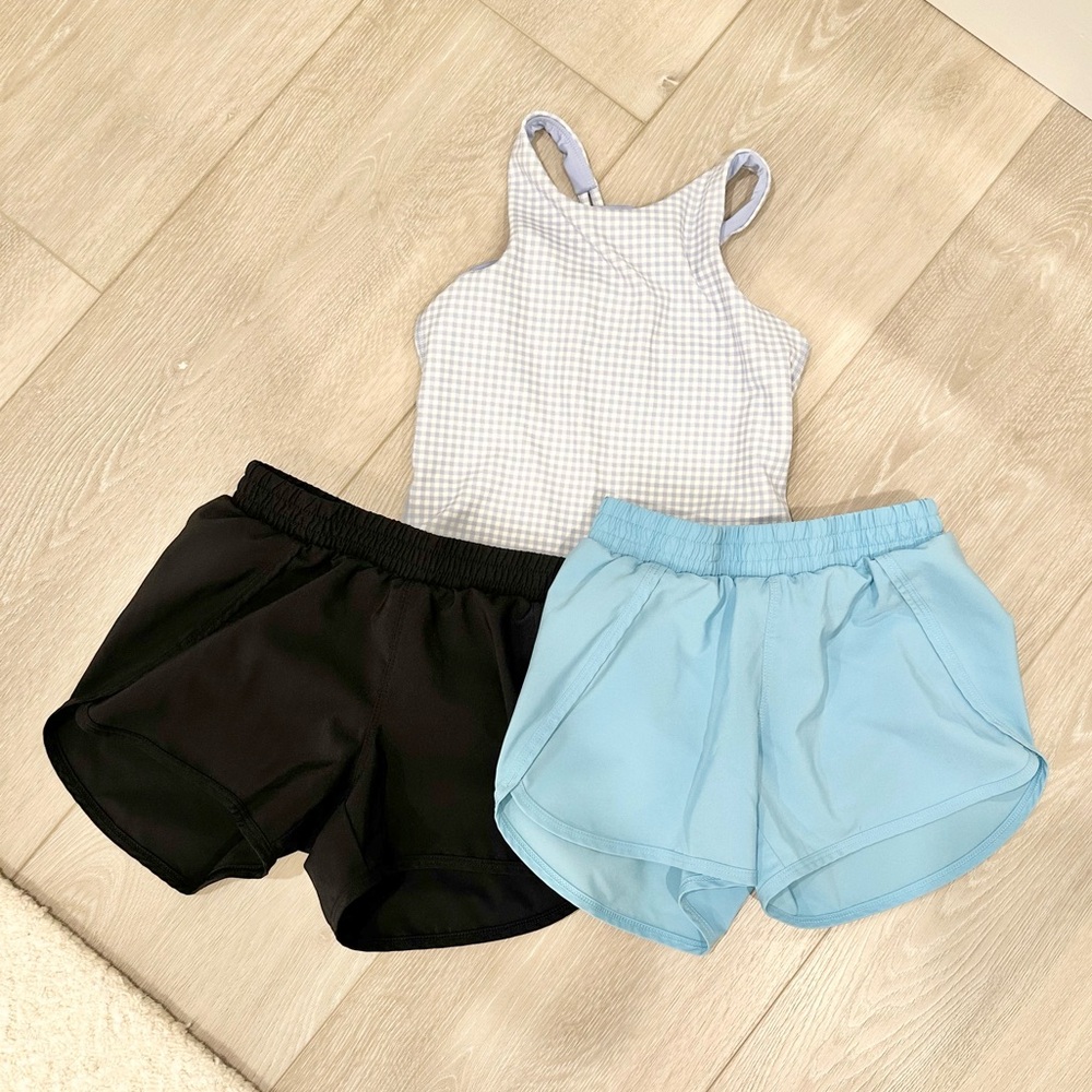 Stylish Gingham Tank and Shorts Set